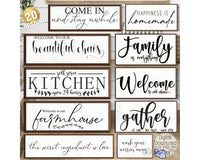 Farmhouse Home Sign Bundle #4