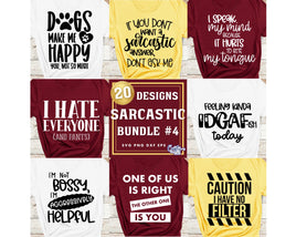 Sarcastic Svg Bundle #4, Funny Svg