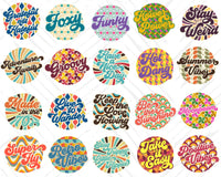 Retro Vibes Stickers