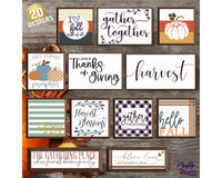 Fall Farmhouse Home Svg Bundle