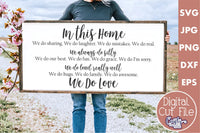 Family Rules Farmhouse Sign