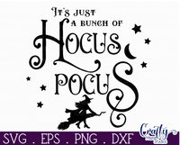 It's Just A Bunch Of Hocus Pocus Round Svg