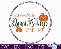 Jack O Lantern Boolevard Round Svg