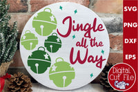 Jingle All The Way Mid Century Modern Sign