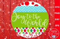 Joy To The World Mix And Match Round Sign