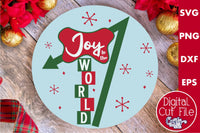 Joy To The World Mid Century Modern Sign