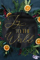 Joy To The World Round Svg