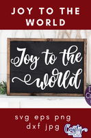 Joy To The World Svg