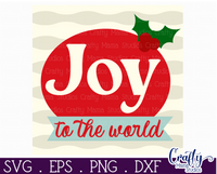 Joy To The World Retro Christmas Sign