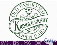 Kringle Candy Company Round Sign