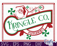 Kringle Co Peppermints Christmas Sign