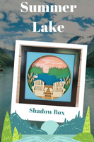 Lake View 3D Shadow Box File