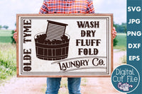 Olde Tyme Laundry Company Vintage Svg