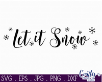 Let It Snow Farmhouse File