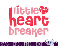 Little Heart Breaker Svg