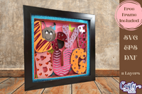 Valentine Love Bug 3D Shadow Box File