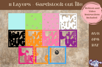 Valentine Love Bug 3D Shadow Box File