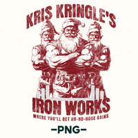 Kris Kringle Iron Works Santa Png