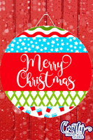 Merry Christmas Mix And Match Round SVG