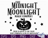 Midnight Moonlight Magic Round Svg