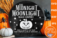 Midnight Moonlight Magic Round Svg