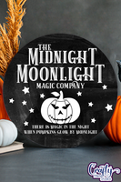 Midnight Moonlight Magic Round Svg