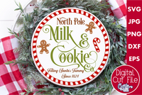 Milk And Cookie Company Round SVG