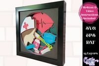 Nurse 3D Shadow Box File