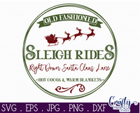 Old Fashioned Sleigh Rides Round