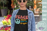 Peace Never Goes Out Of Style Svg