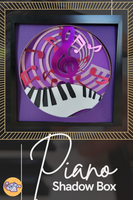 Piano 3D Shadow Box File