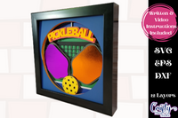 Pickleball 3D Shadow Box File