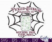 Pickled Eyeballs Vintage Round Svg