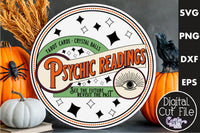 Psychic Readings Vintage Round Svg