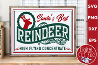 Reindeer Tack And Feed Vintage Sign