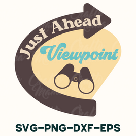 Viewpoint Just Ahead Retro Svg