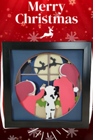 Searching For Santa 3D Shadow Box File