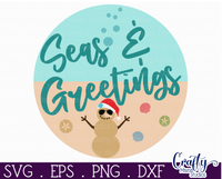 Seas And Greetings | Beach Christmas