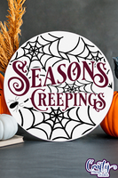 Seasons Creepings Vintage Round Svg