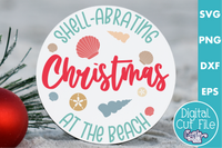 Shell Abrating Christmas At The Beach