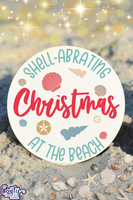 Shell Abrating Christmas At The Beach