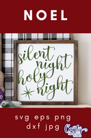 Silent Night Svg