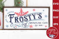 Frosty's Snowflake Cafe Vintage Sign