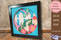 Spring Garden 3D Shadow Box File