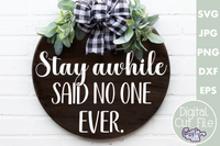 Funny Farmhouse Round Home Sign Bundle