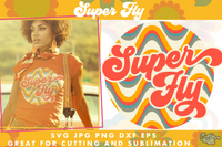 Super Fly Retro Svg