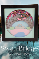 Swan Bridge 3D Shadow Box File