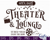 Theater And Lounge Round Svg