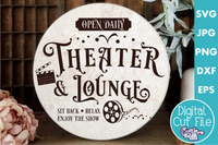 Theater And Lounge Round Svg