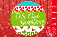 Tis The Season Mix And Match Round SVG